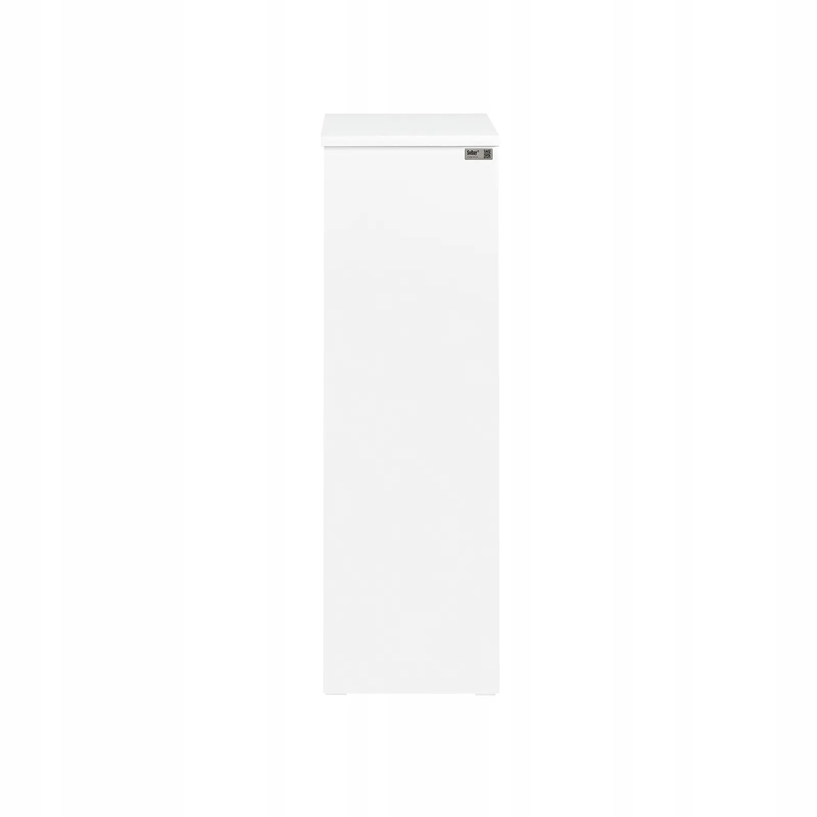 SoBuy batų spintelė su 2 atverčiamomis durelėmis, prieškambario suoliukas, balta, 61x26 cm, FSR165-K-W