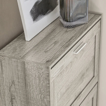 SoBuy batų spintelė su 2 durelėmis, prieškambario baldas, pastatoma, 60x23cm, FSR137-HG