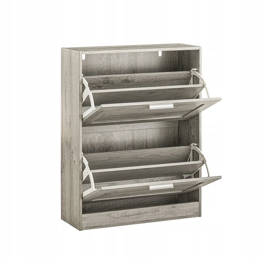 SoBuy batų spintelė su 2 durelėmis, prieškambario baldas, pastatoma, 60x23cm, FSR137-HG