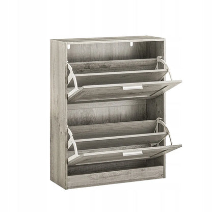 SoBuy batų spintelė su 2 durelėmis, prieškambario baldas, pastatoma, 60x23cm, FSR137-HG