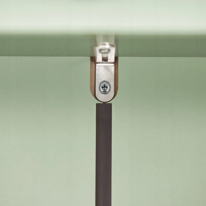 SoBuy batų spintelė žalia su stalčiais ir lentynomis FSB72-GR
