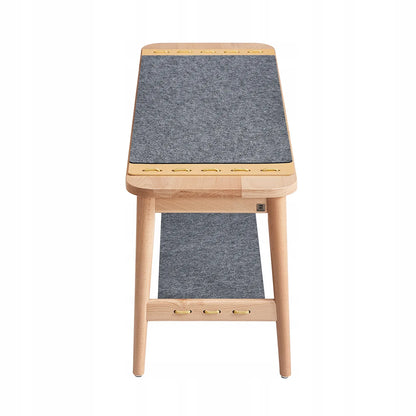 SoBuy batų suoliukas su sėdyne, 110 cm, HFSR01-N