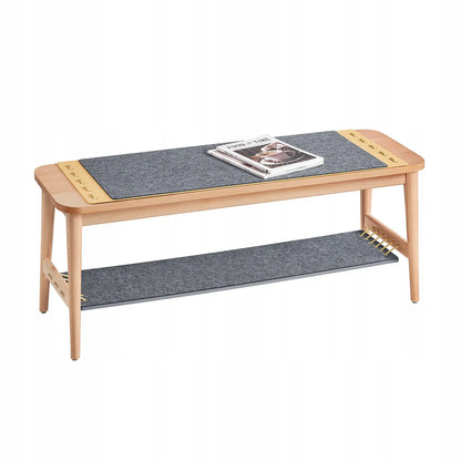 SoBuy batų suoliukas su sėdyne, 110 cm, HFSR01-N