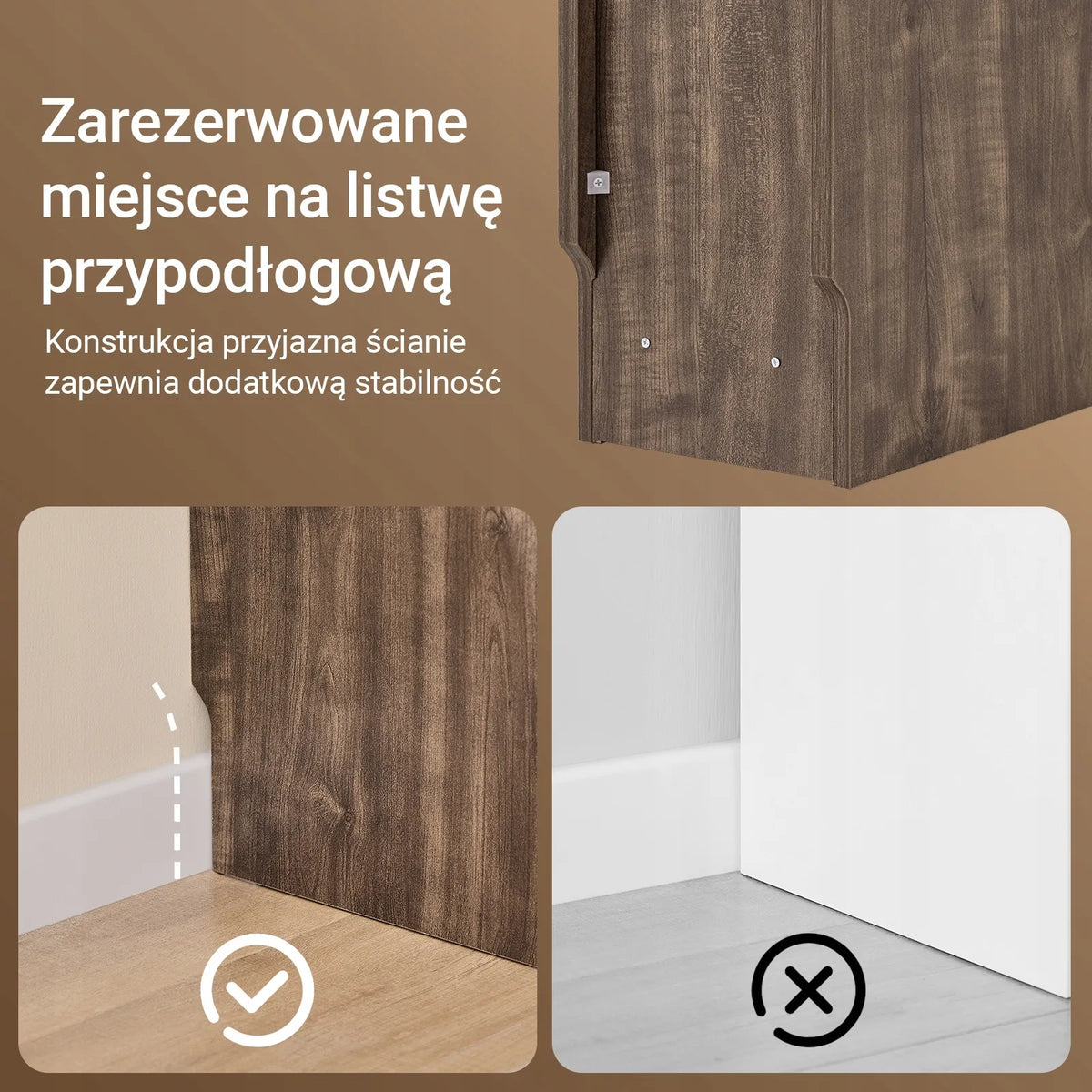 „SoBuy“ naktinis staliukas su stalčiumi ir lentynomis, 35 × 60 × 20 cm, FBT111-SN