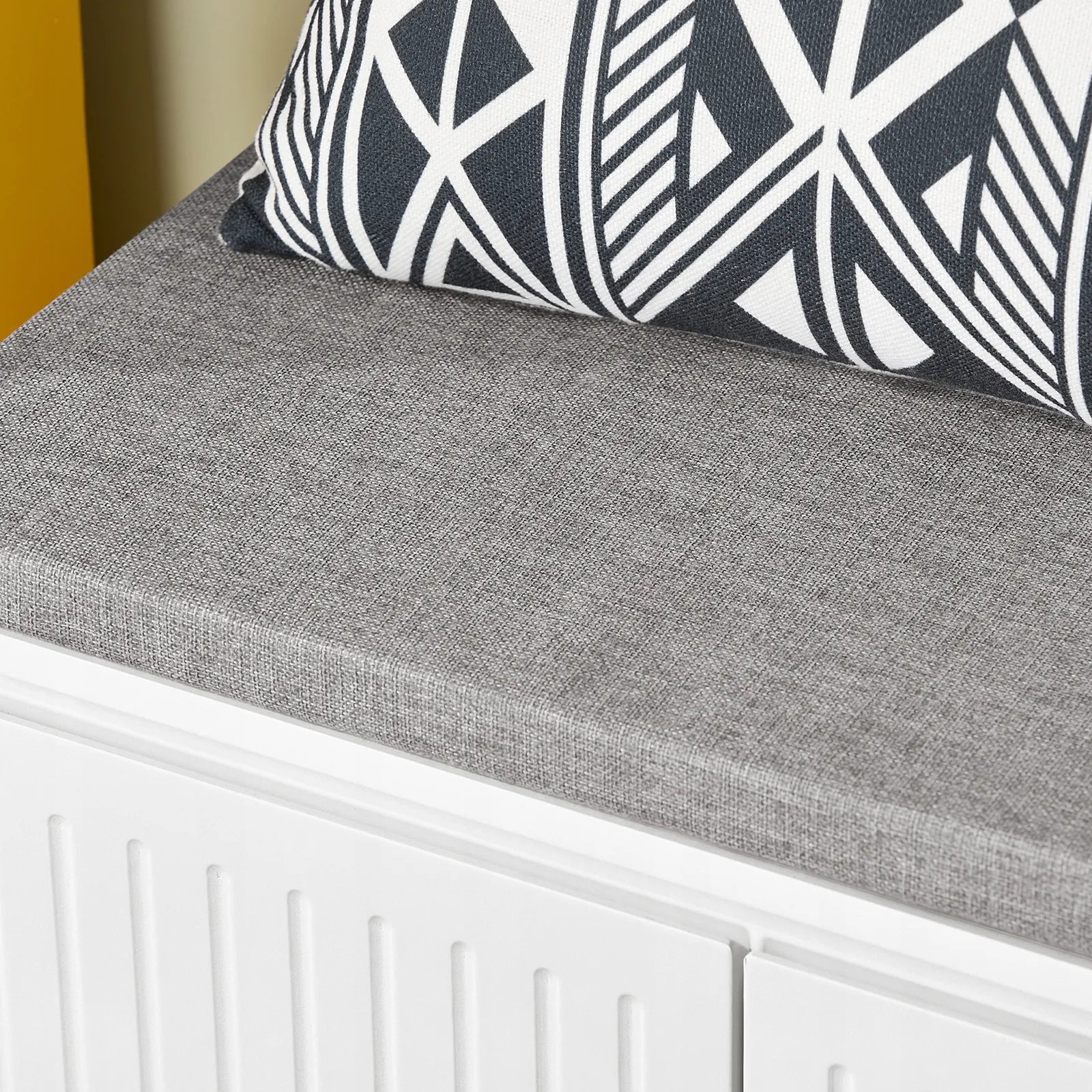 SoBuy suoliukas batų dėžė su sėdimąja dalimi 100x35cm FSR125-WN