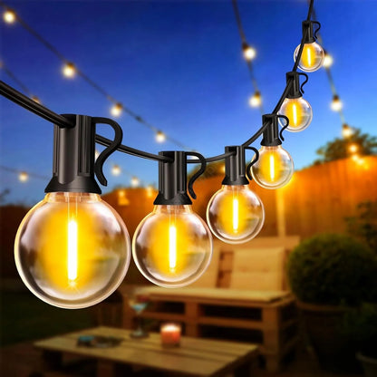 Sodo girlianda 10 m E27 25 LED 15 W 230 V šilta šviesa sujungiamoji