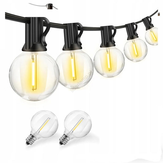 Sodo girlianda 10 m E27 25 LED 15 W 230 V šilta šviesa sujungiamoji