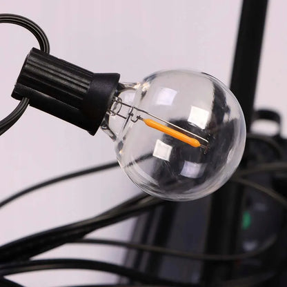Sodo girlianda 15m LED šviesų grandinė IP65 25x 1W WW G40 230V