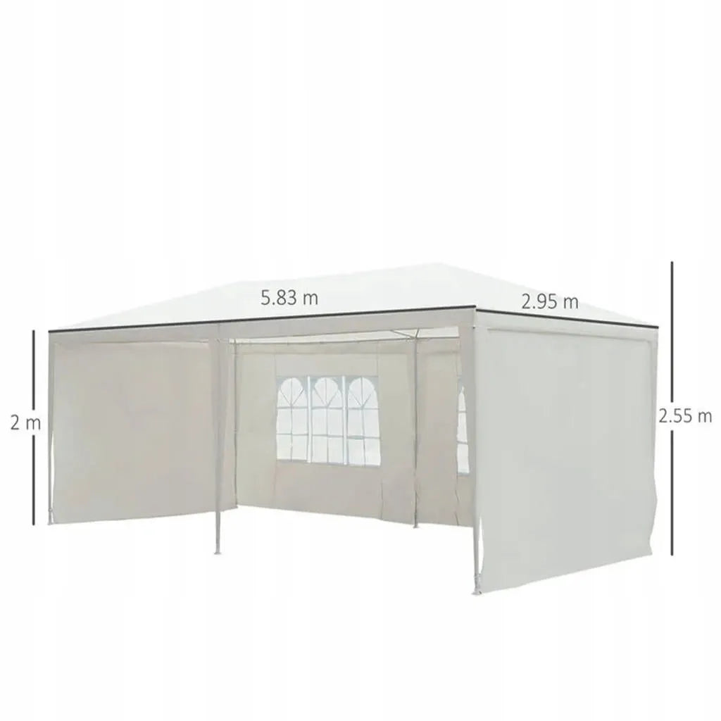 Sodo palapinė 3x6 m, vakarėlių ir prekybos paviljonas, 6 sienelės