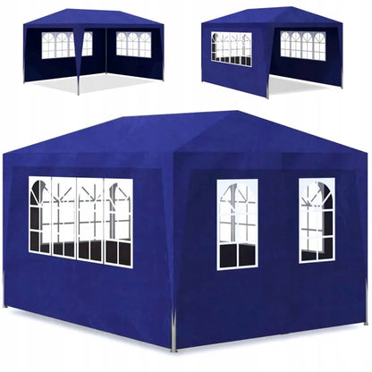 Sodo paviljonas 3x4 m ALTANA su 4 sienelėmis ir langais PREKYBOS PALAPINĖ