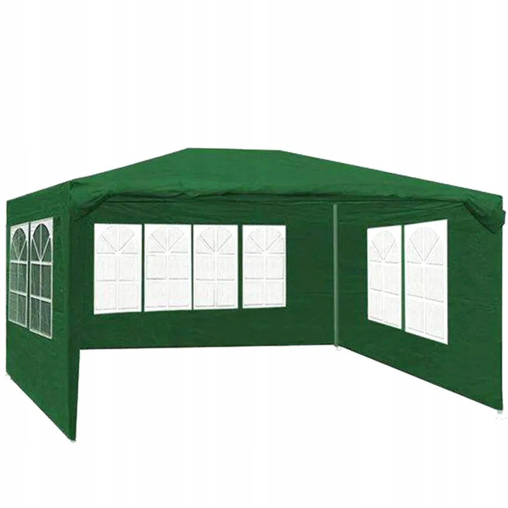Sodo paviljonas prekybinė palapinė pavėsinė 3x4 m + 4 sienelės su langais