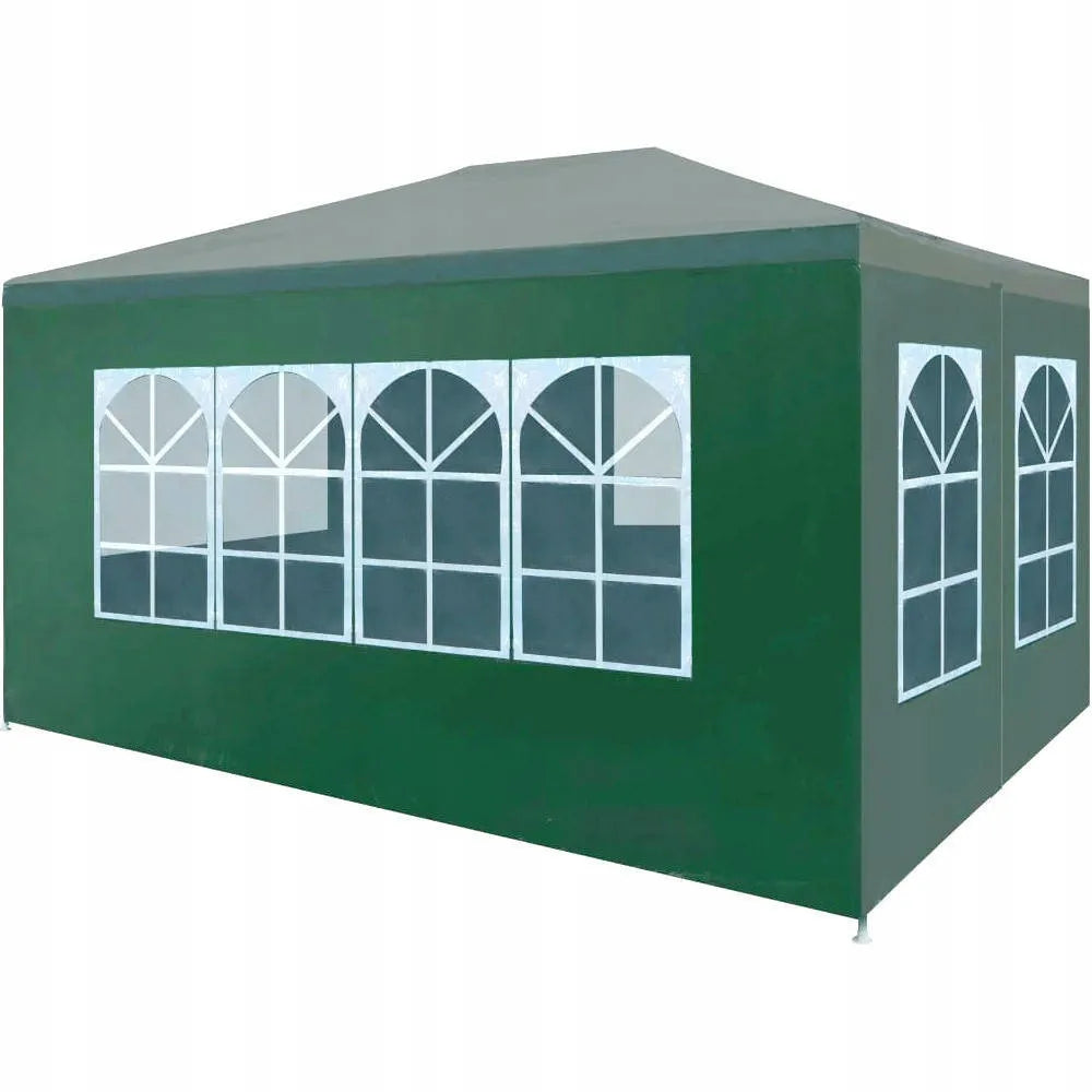 Sodo paviljonas prekybinė palapinė pavėsinė 3x4 m + 4 sienelės su langais
