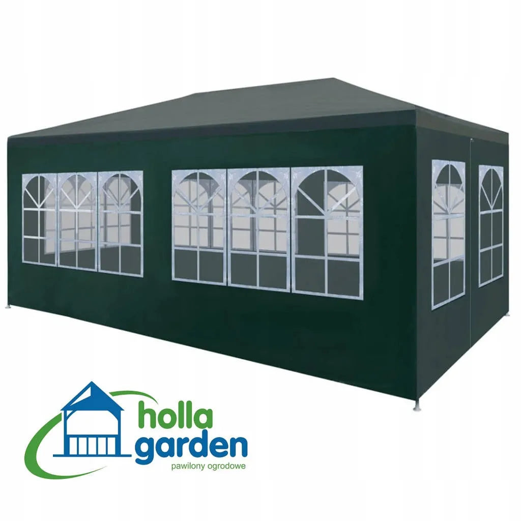 Sodo paviljonas prekybinė palapinė renginiams 3x6 m + 6 šoninės sienelės