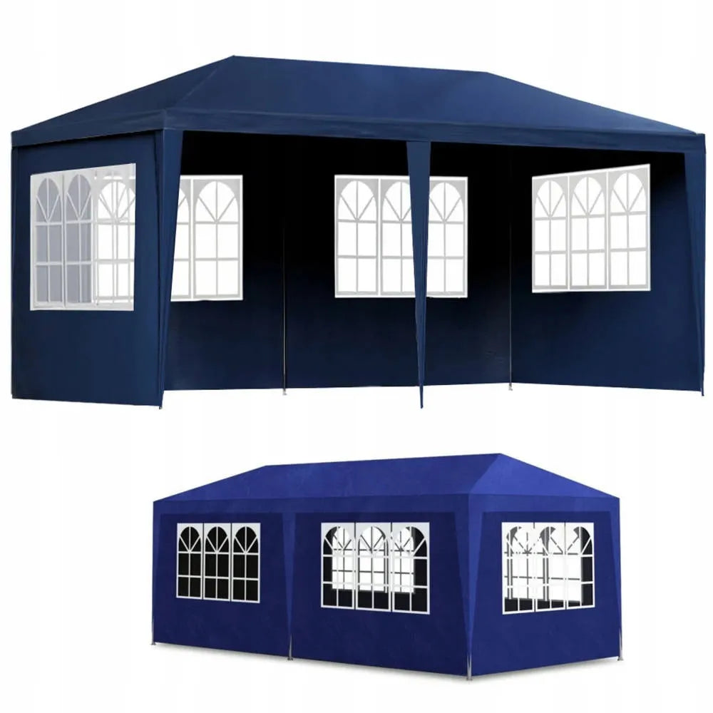 Sodo paviljonas prekybinė palapinė šventėms 3x6 m + 6 sienelės