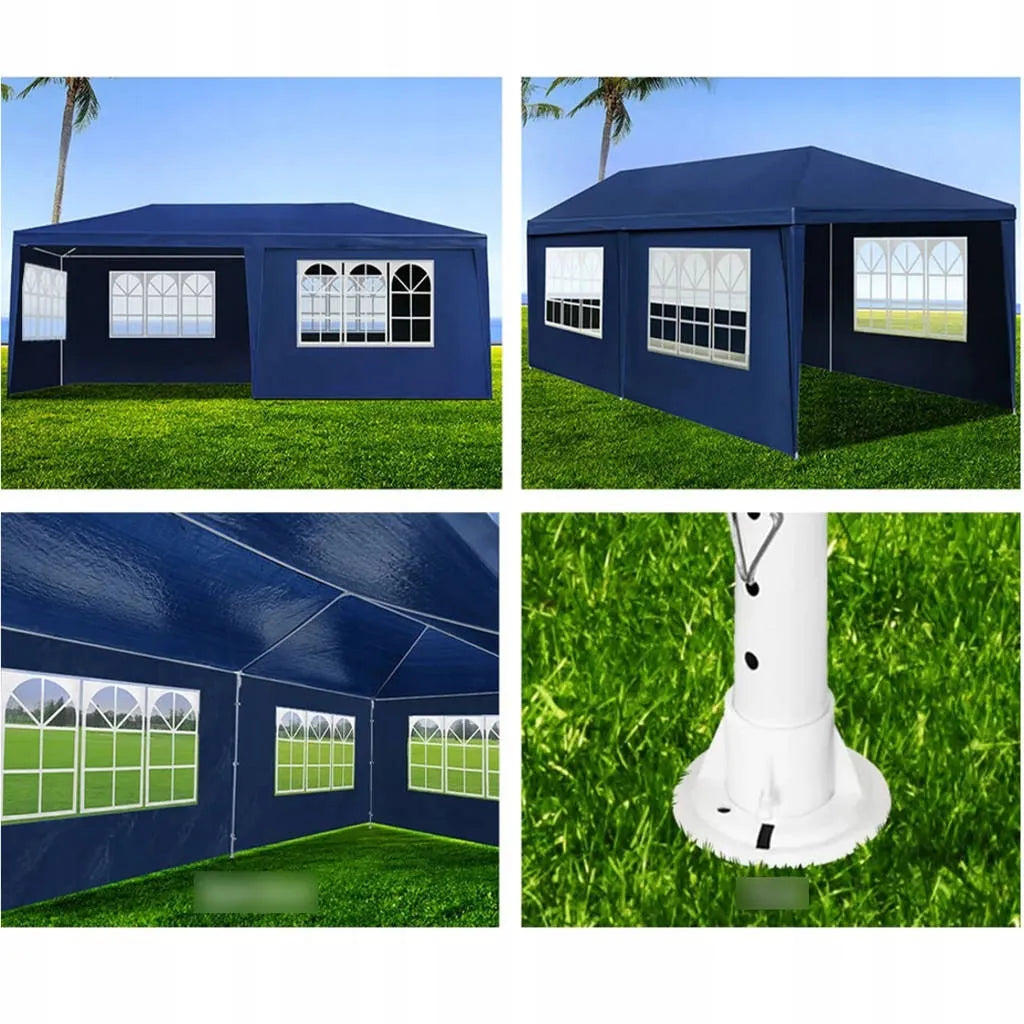 Sodo paviljonas prekybinė palapinė šventėms 3x6 m + 6 sienelės