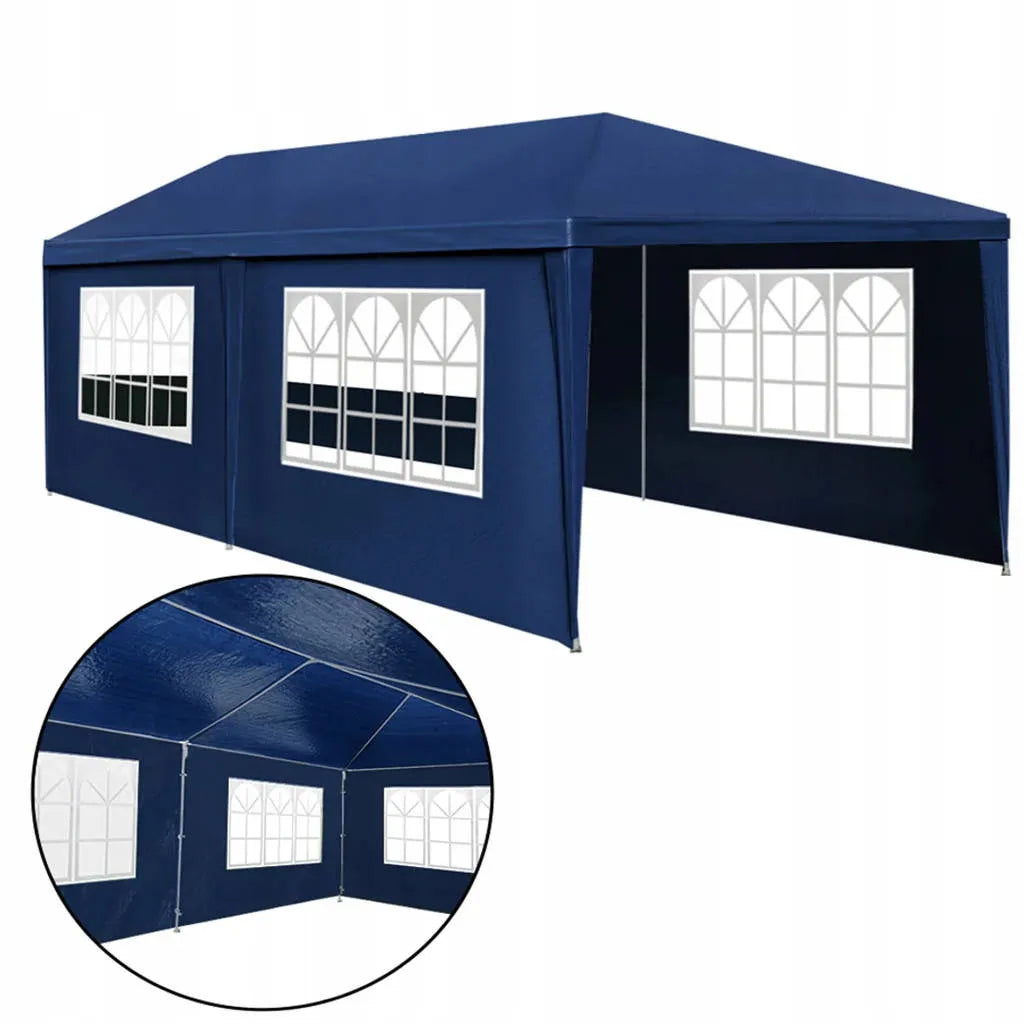 Sodo paviljonas prekybinė palapinė šventėms 3x6 m + 6 sienelės