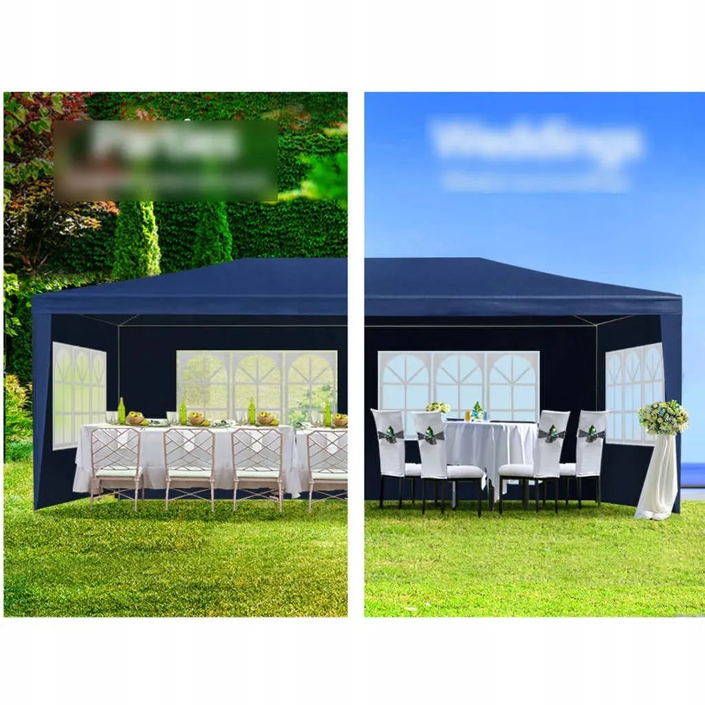 Sodo paviljonas prekybinė palapinė šventėms 3x6 m + 6 sienelės