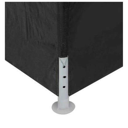 Sodo paviljono palapinė prekybai 3x4 m + 4 sienelės juoda