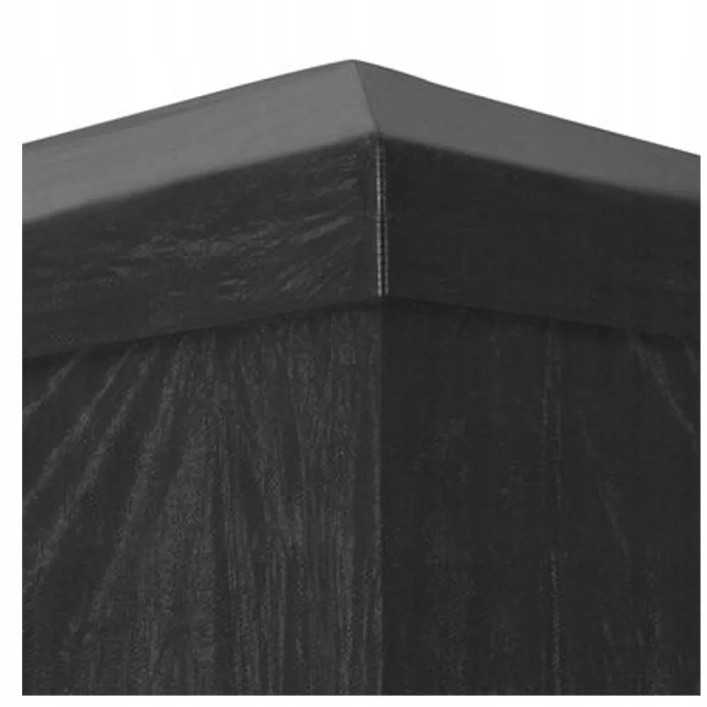 Sodo paviljono palapinė prekybai 3x4 m + 4 sienelės juoda