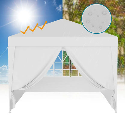 Sodo paviljono palapinė prekybinė altana 300 x 300 cm 4 sienelės langai užtrauktukas