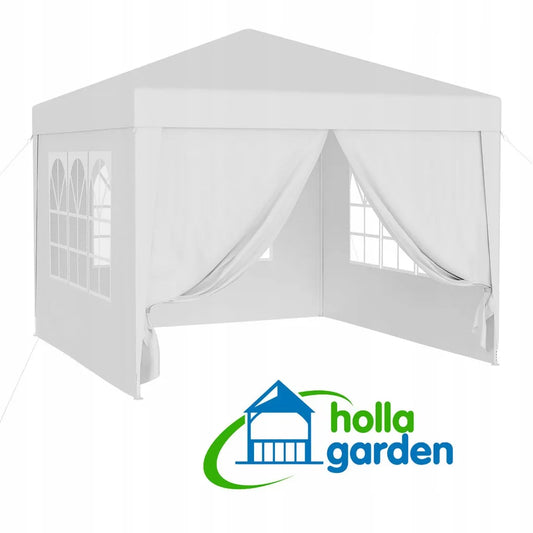 Sodo paviljono palapinė prekybinė altana 300 x 300 cm 4 sienelės langai užtrauktukas