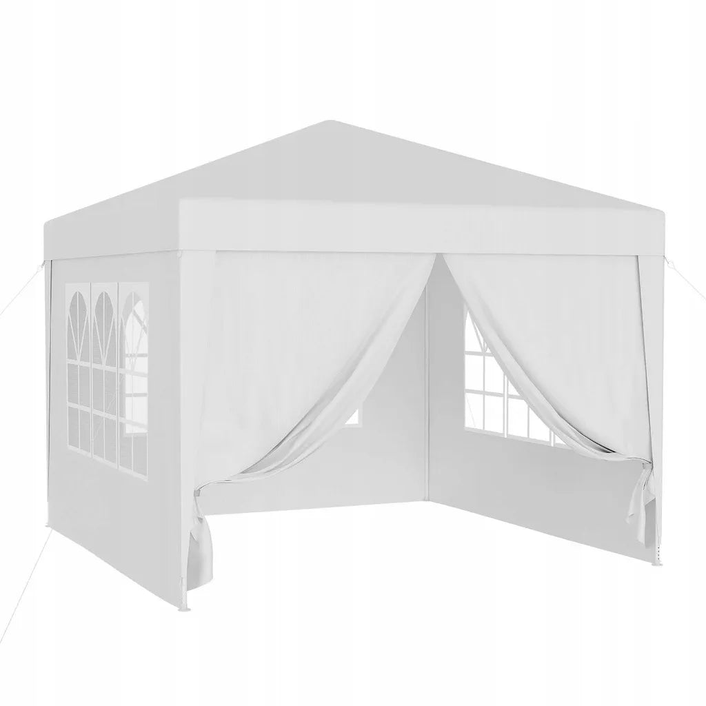 Sodo paviljono palapinė prekybinė altana 300 x 300 cm 4 sienelės langai užtrauktukas