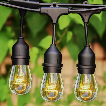 Sodo šviesos girlianda Masterled 10m 10x LED E27 vandeniui atsparus laidas