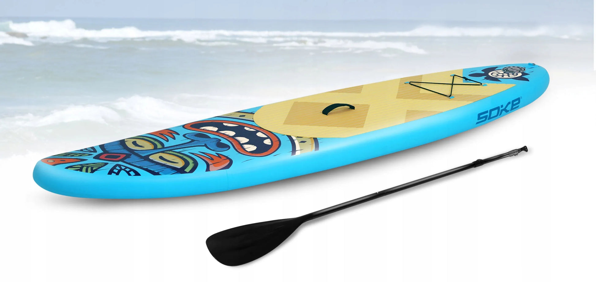 SOKE AQUASURF pripučiama irklentė 275 x 76 x 12 cm, komplektas