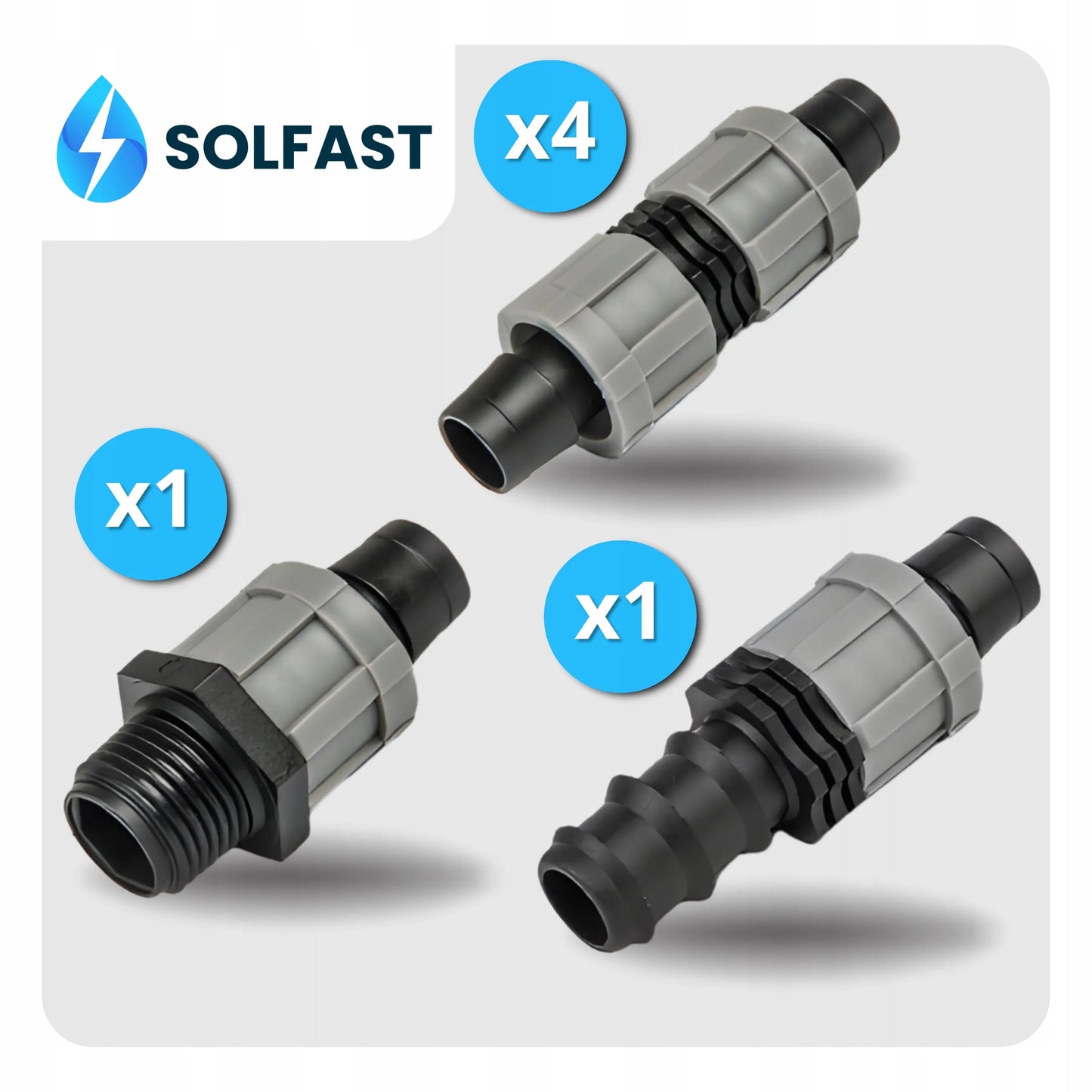 SOLFAST laistymo juosta 10 cm, 100 m, lašelinio drėkinimo sistema