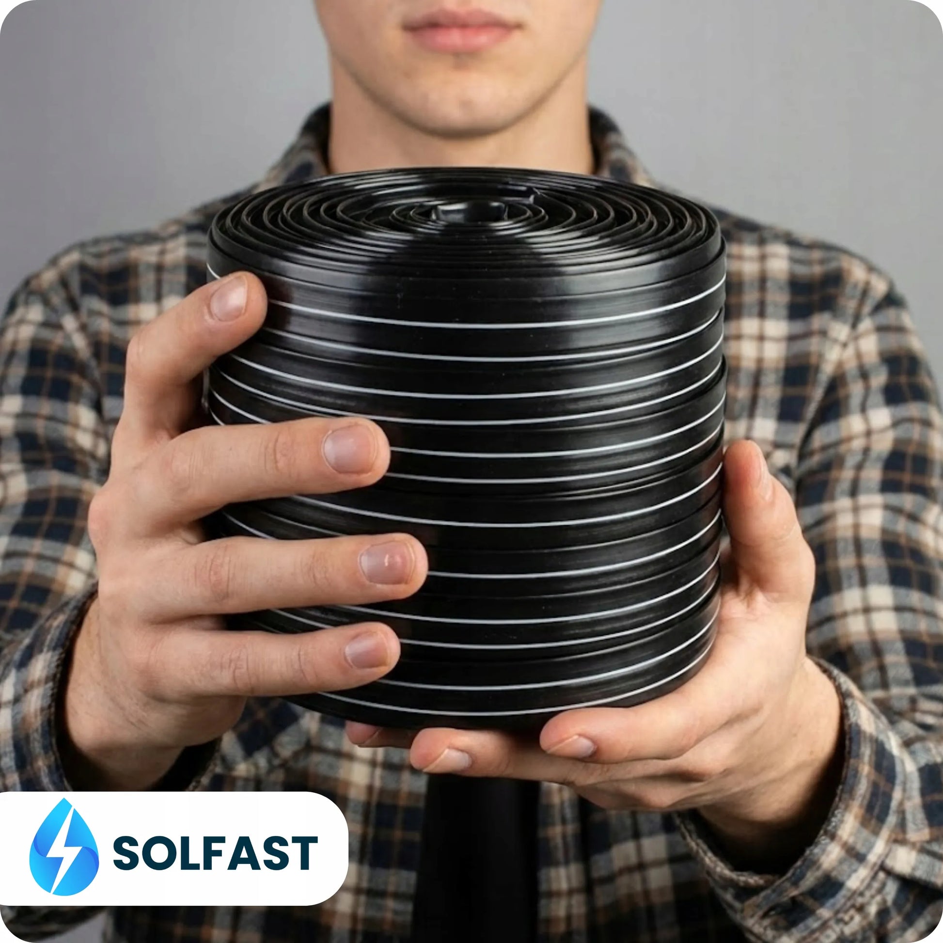 SOLFAST laistymo juosta 10 cm, 100 m, lašelinio drėkinimo sistema