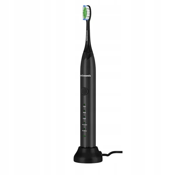 Soninis dantų šepetėlis Smilesonic EX Black