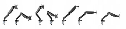 Spacetronik dujinis monitoriaus laikiklis stalui 17–32" VESA 75/100 iki 9 kg