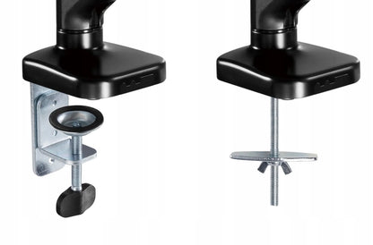 Spacetronik dujinis monitoriaus laikiklis stalui 17–32" VESA 75/100 iki 9 kg