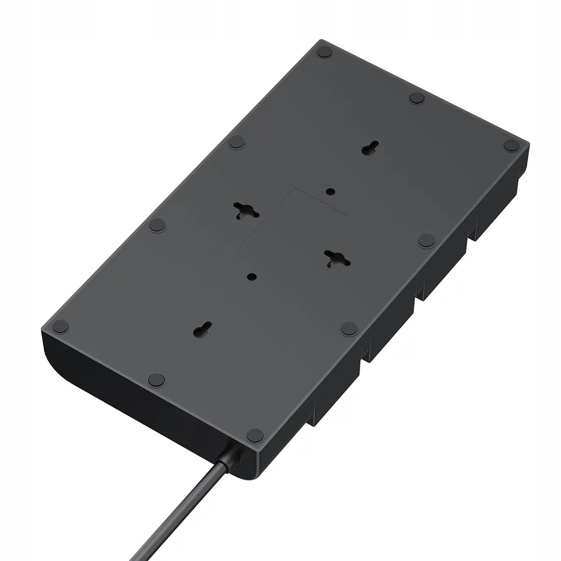 Spacetronik elektros lizdų blokas, ilgintuvas, 13 lizdų, 6xUSB, 2m