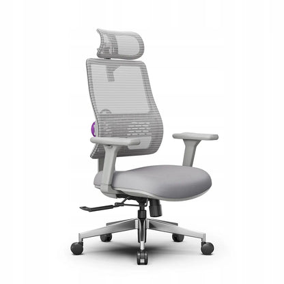 Spacetronik ergonominė biuro kėdė su tinkleliu, pilka