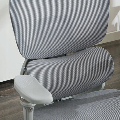 Spacetronik ergonominė biuro kėdė su tinkleliu, ratukais, masažo funkcija ir ventiliatoriumi