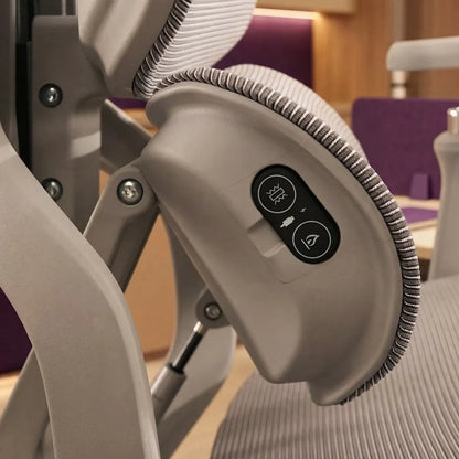 Spacetronik ergonominė biuro kėdė su tinkleliu, ratukais, masažo funkcija ir ventiliatoriumi