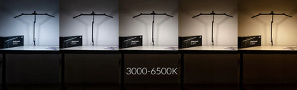 Spacetronik Glow D1 LED stalinė braižymo lempa su spalvinės temperatūros reguliavimu
