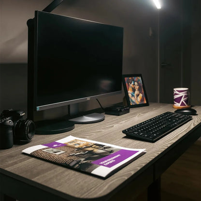 Spacetronik Glow D8 LED stalinis šviestuvas, bešešėlinė braižymo lempa su ryškumo reguliavimu