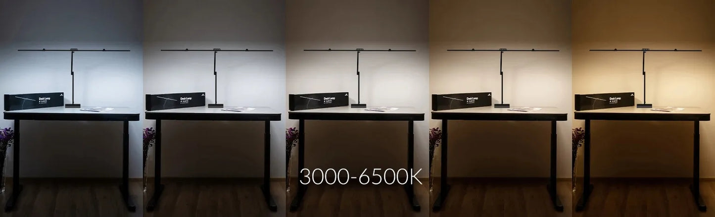 Spacetronik Glow D8 LED stalinis šviestuvas, bešešėlinė braižymo lempa su ryškumo reguliavimu