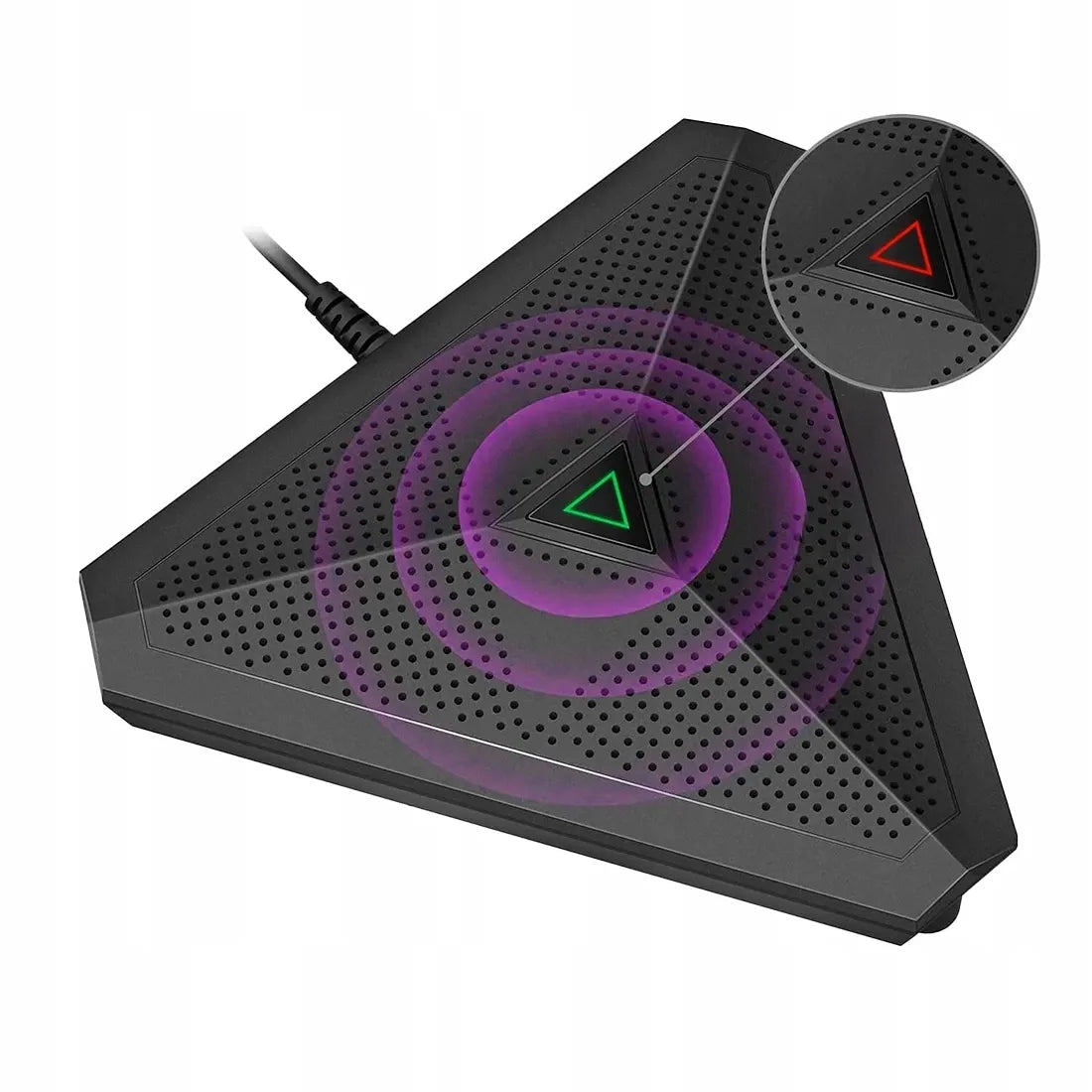 Spacetronik konferencinis 360° USB kompiuterinis mikrofonas, 1,8 m