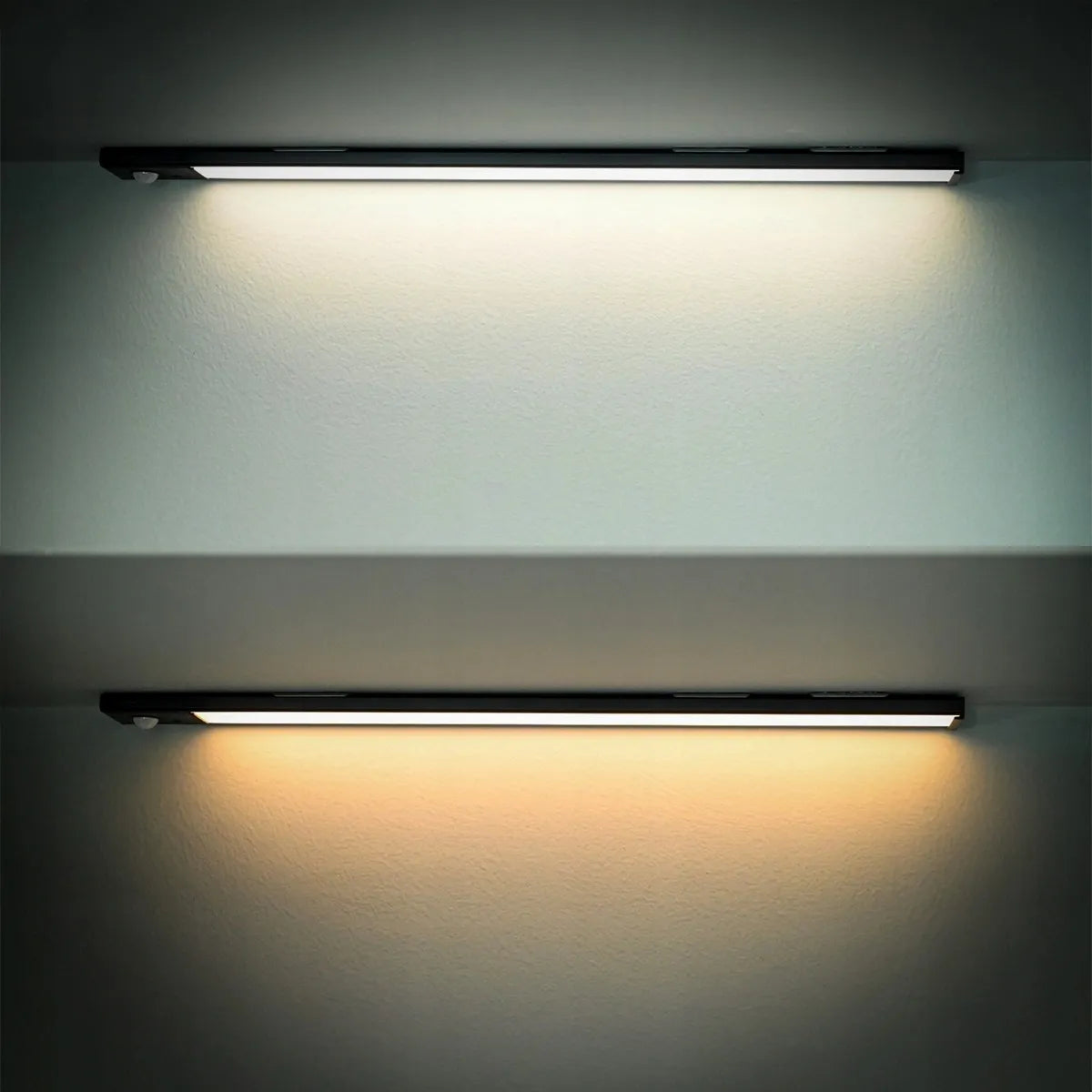 Spacetronik LED LED šviestuvas po spintelėmis, 60 cm su judesio jutikliu ir magnetiniu laikikliu