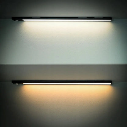 Spacetronik LED LED šviestuvas po spintelėmis, 60 cm su judesio jutikliu ir magnetiniu laikikliu