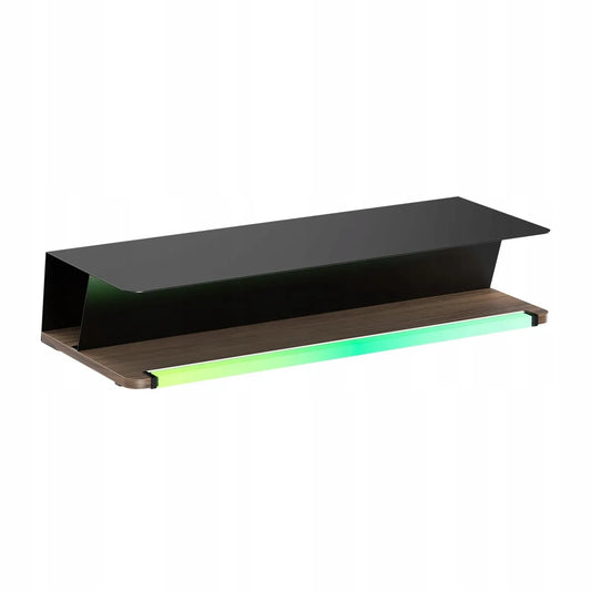 Spacetronik monitoriaus stovas su ARGB, 25 režimai, iki 20 kg, 60 × 25 cm, organizatorius