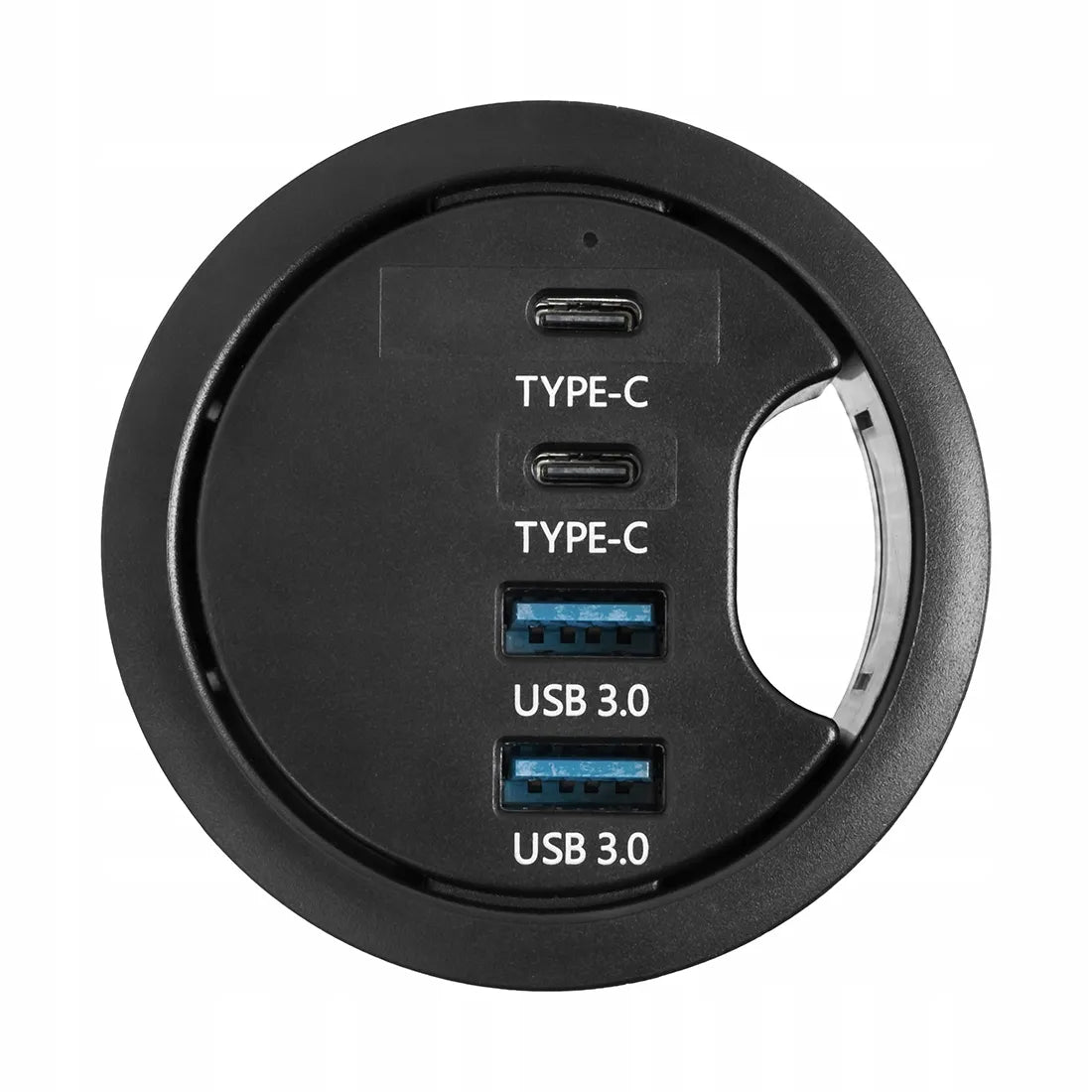Spacetronik stalinis USB šakotuvas, 2x USB-A ir 2x USB-C