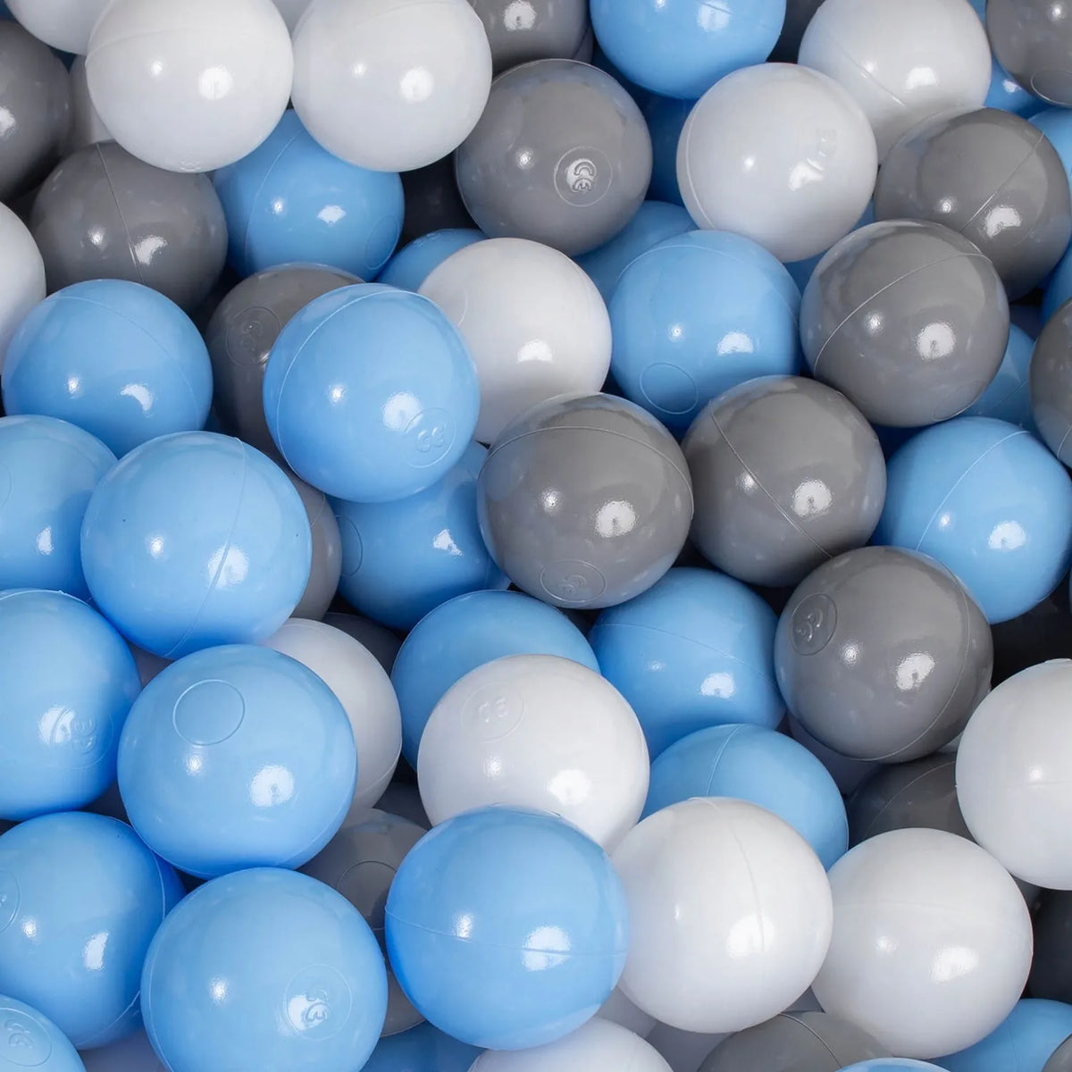 Spalvoti kamuoliukai sausajam baseinui, 100 vnt.
