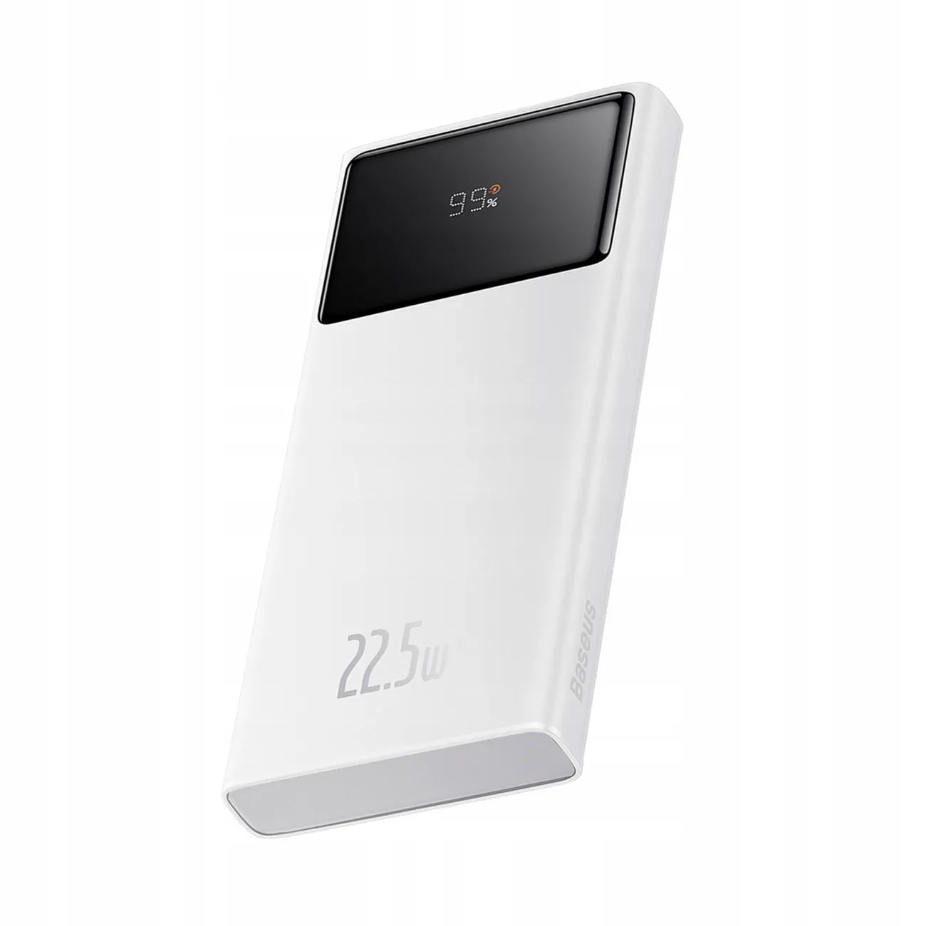 Spartusis „Baseus“ išorinis akumuliatorius 10000 mAh 22,5 W USB-C USB-A PD su ekranu ir laidu