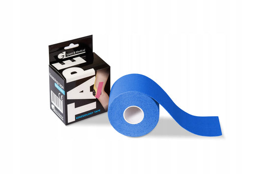 Sport & Medical medicininė sportinė kinesiotapingo juosta TAPE, 5 cm × 5 m, rožinė, modelis PURPLE