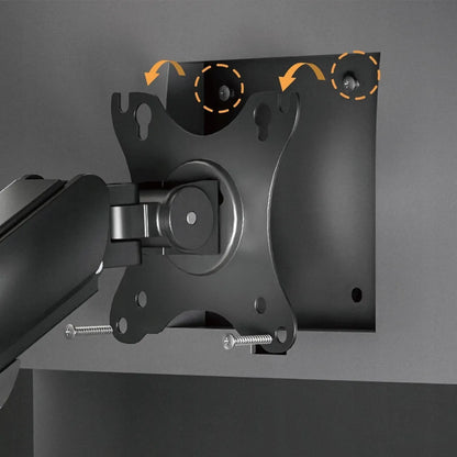 Spyruoklinis stalinis laikiklis 2 monitoriams Spacetronik 18 kg 17-32 VESA