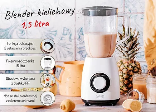 Stacionarus trintuvas „Adler AD4085“, 1,5 l, 1000 W